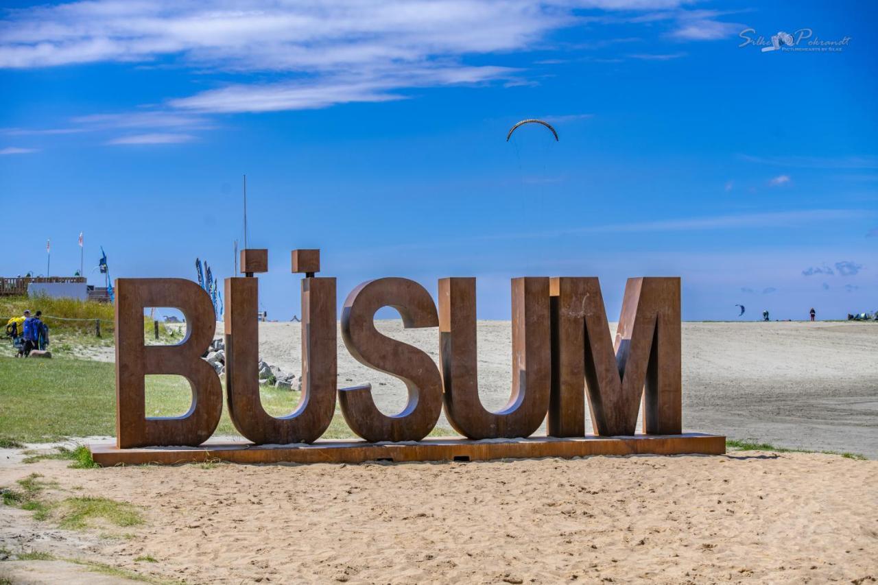 Ferienwohnung Watt Un Leev In Direkter Strand & Citynaehe Von Buesum Dış mekan fotoğraf