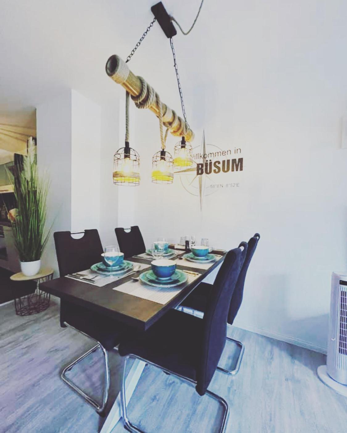 Ferienwohnung Watt Un Leev In Direkter Strand & Citynaehe Von Buesum Dış mekan fotoğraf