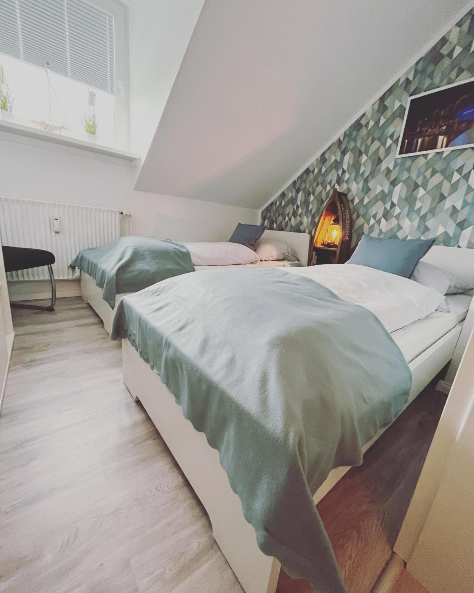 Ferienwohnung Watt Un Leev In Direkter Strand & Citynaehe Von Buesum Dış mekan fotoğraf