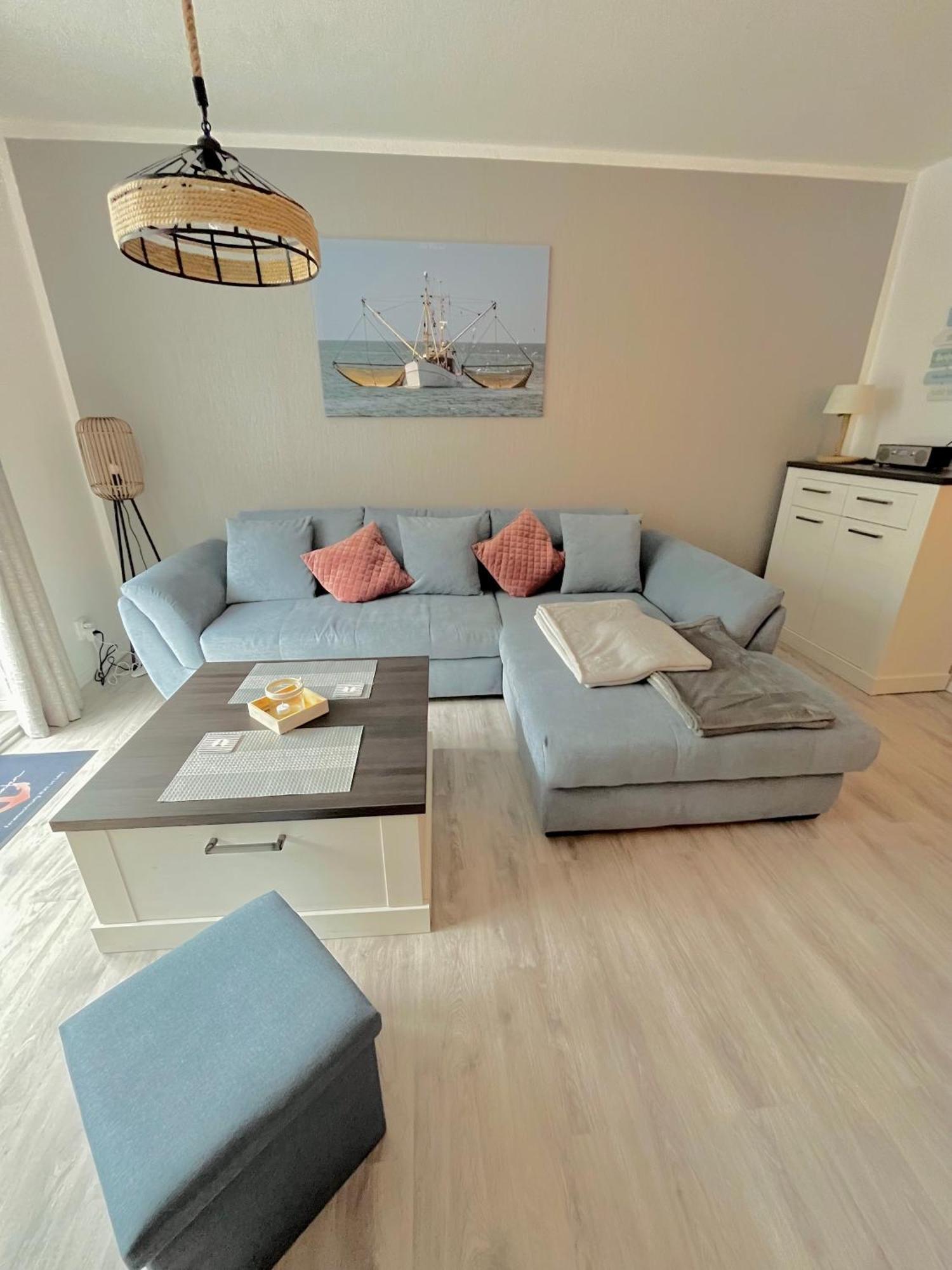 Ferienwohnung Watt Un Leev In Direkter Strand & Citynaehe Von Buesum Dış mekan fotoğraf